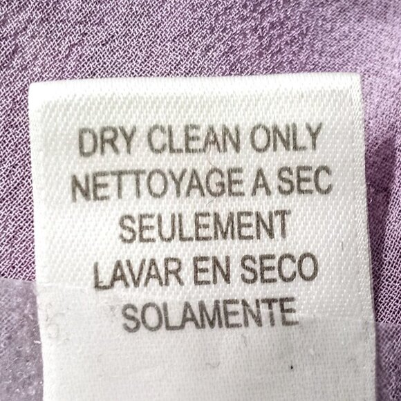 BCBG MaxAzria Purple Ruffle Pleat Silk Sleeveless Top - Picture 6 of 6